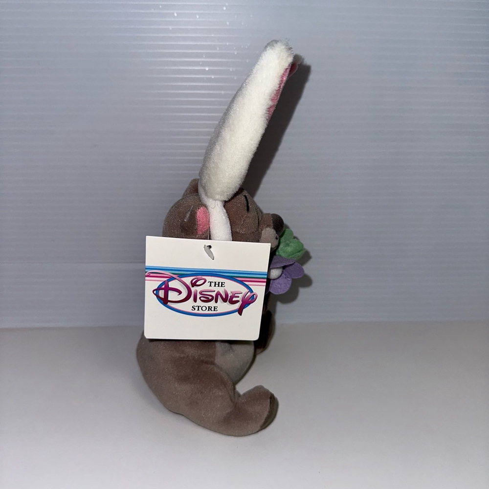 The Disney Store Easter Bunny Gopher Rabbit Mini Bean Bag Stuffed Animal NWT - Picture 11 of 14